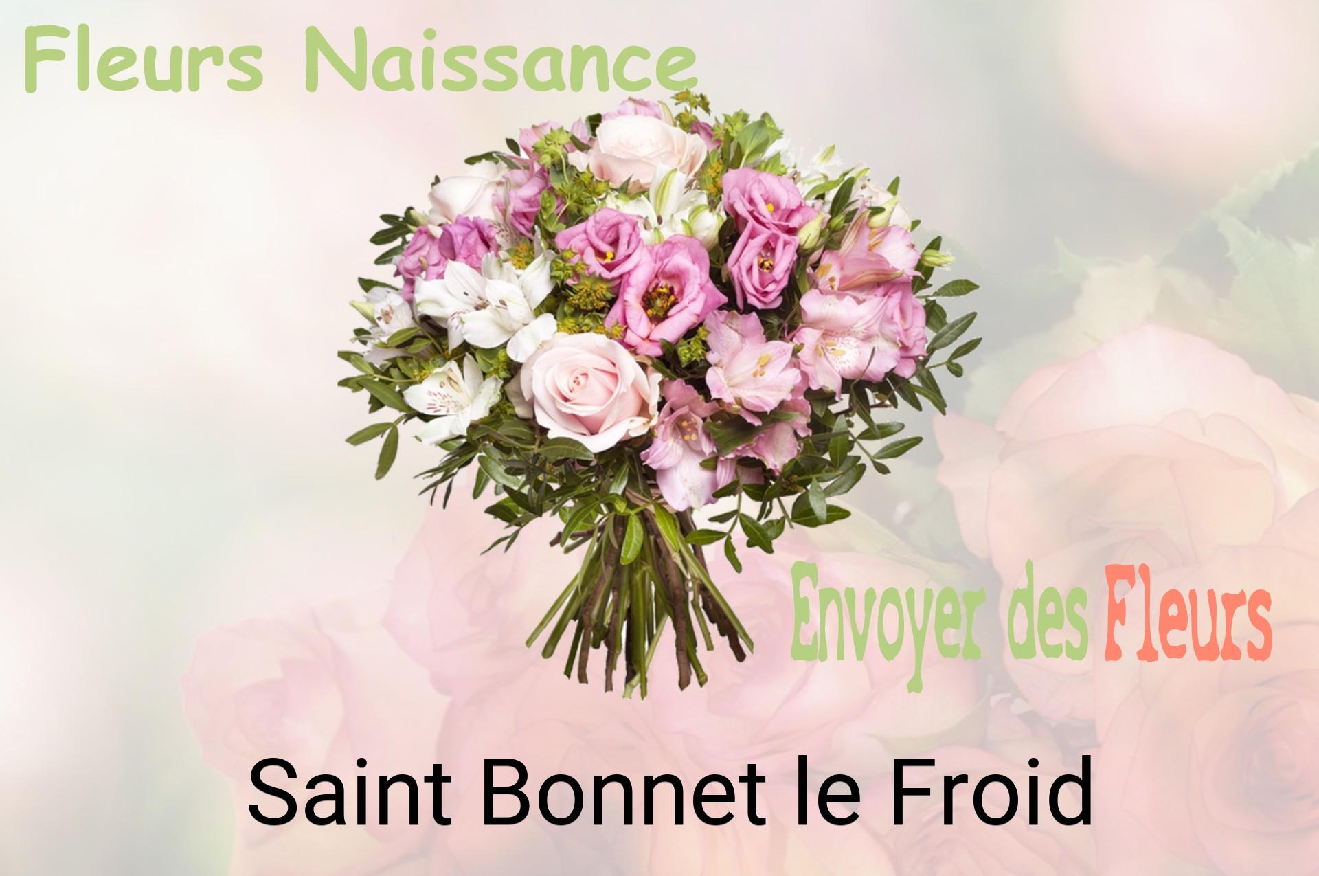 Bouquet de fleurs de naissance livré à Saint-Bonnet-le-Froid